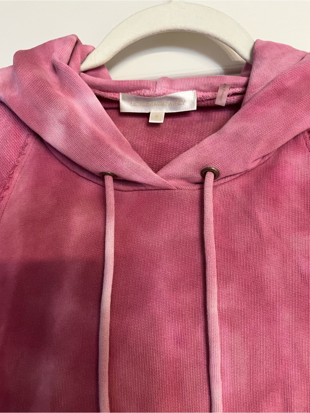 LoveShackFancy Pink Tie-Dye Hoodie & Jogger Set ( Medium Top/ Small Jogger) - Picture 5 of 5